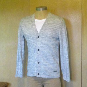 Civil Society White/Grey Cardigan Size Medium